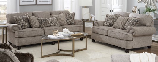 Freemont Pewter Sofa & Loveseat